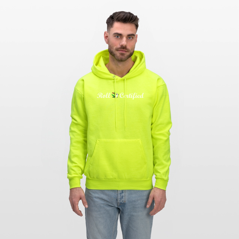 Gildan Heavy Blend Adult Zip Hoodie - safety green