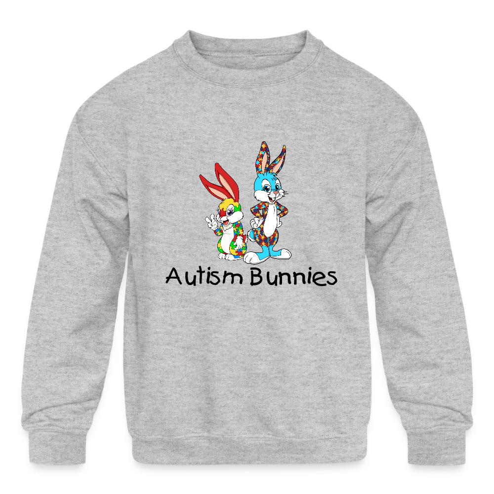 Autism Awareness Crew - heather gray