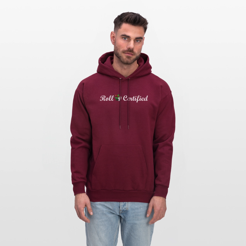 Gildan Heavy Blend Adult Zip Hoodie - burgundy