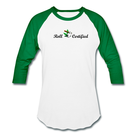 Baseball T-Shirt - white/kelly green