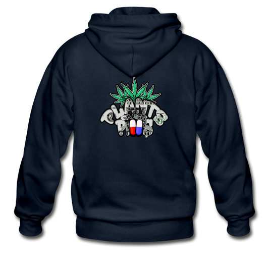 Gildan Heavy Blend Adult Zip Hoodie - navy